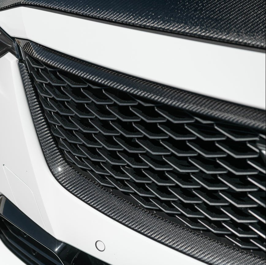 Cadillac CT5-V Blackwing Dry Carbon Fiber Front Upper & Lower Grille Trim 2022-2024