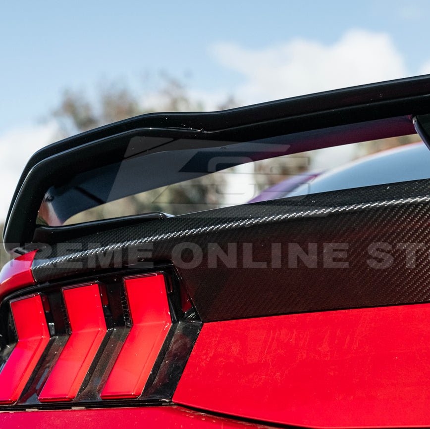 Mustang S650 Dark Horse Style Glossy Black Rear Trunk Lid Wing Spoiler 2024-Up