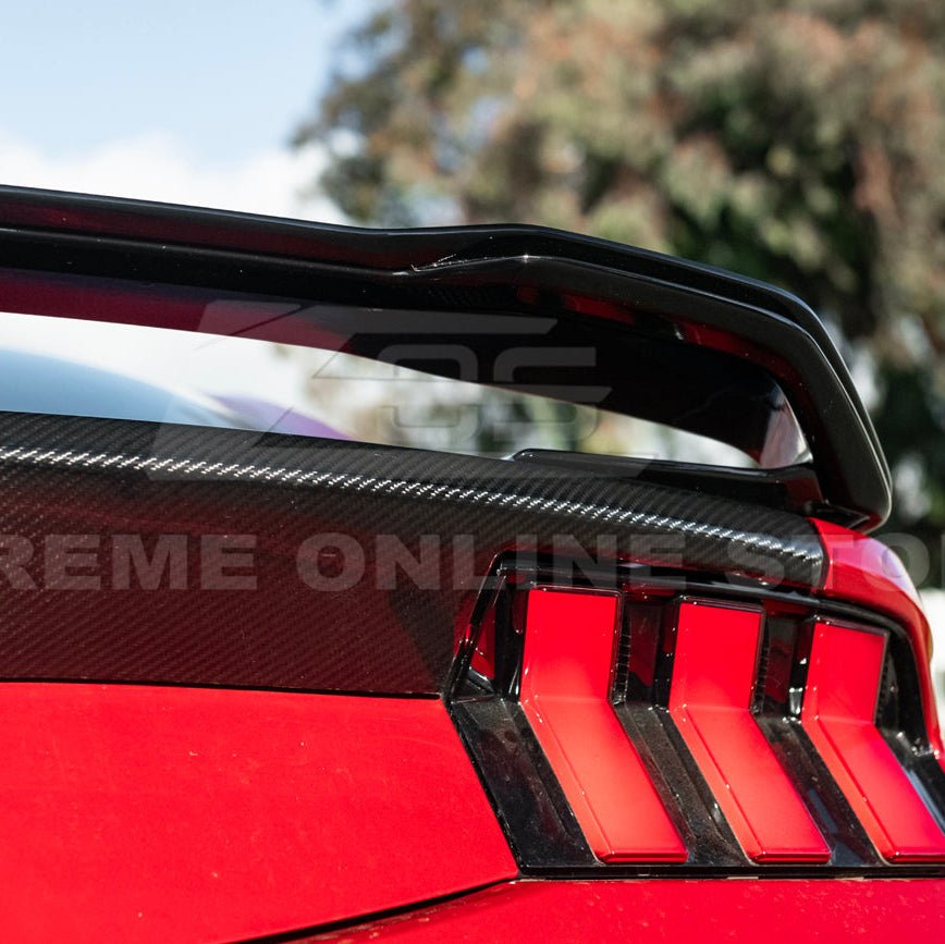 Mustang S650 Dark Horse Style Glossy Black Rear Trunk Lid Wing Spoiler 2024-Up