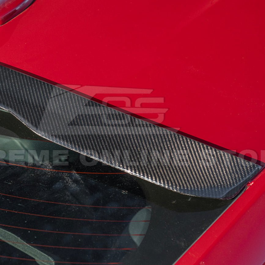 Ford Mustang S650 EOS Style Carbon Fiber Rear Roof Window Wing Spoiler 2024-Up