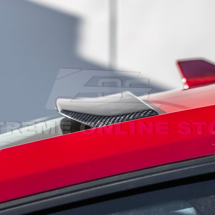 Ford Mustang S650 EOS Style Carbon Fiber Rear Roof Window Wing Spoiler 2024-Up