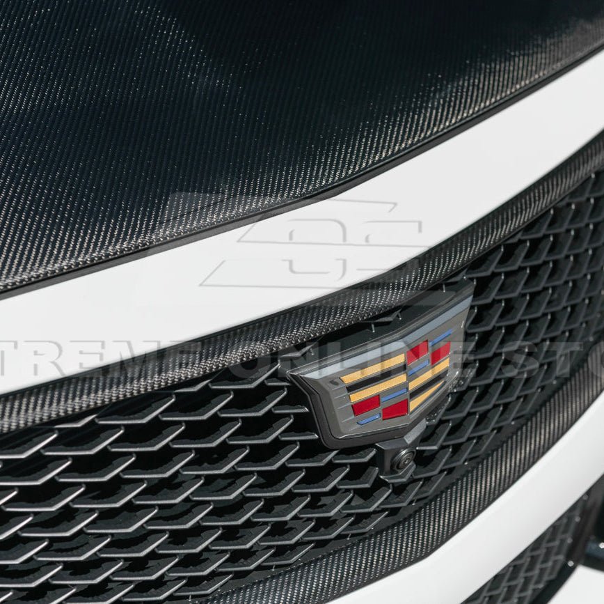 Cadillac CT5-V Blackwing Dry Carbon Fiber Front Upper & Lower Grille Trim 2022-2024