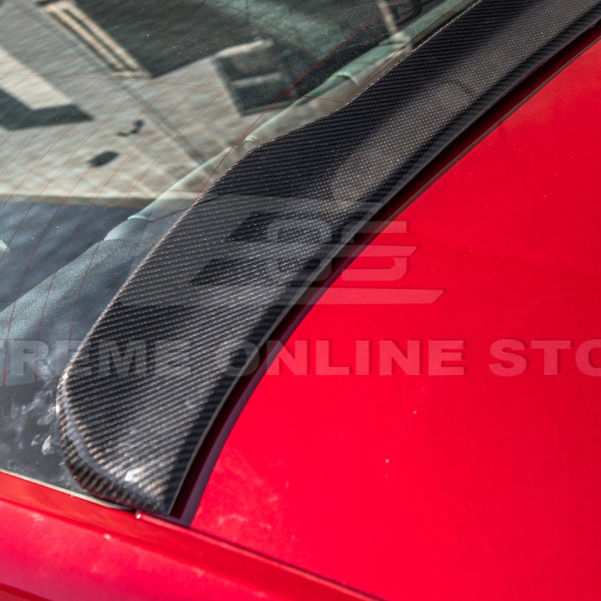 Ford Mustang S650 EOS Style Carbon Fiber Rear Roof Window Wing Spoiler 2024-Up