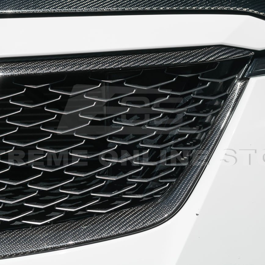 Cadillac CT5-V Blackwing Dry Carbon Fiber Front Upper & Lower Grille Trim 2022-2024