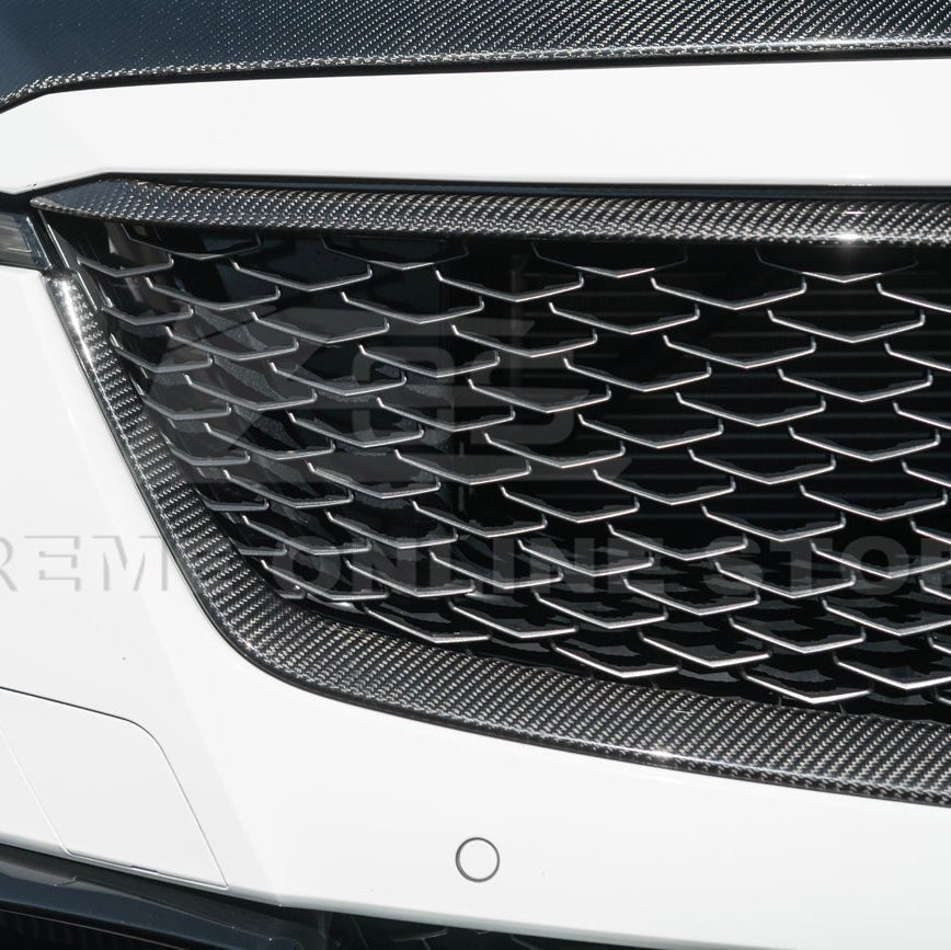 Cadillac CT5-V Blackwing Dry Carbon Fiber Front Upper & Lower Grille Trim 2022-2024