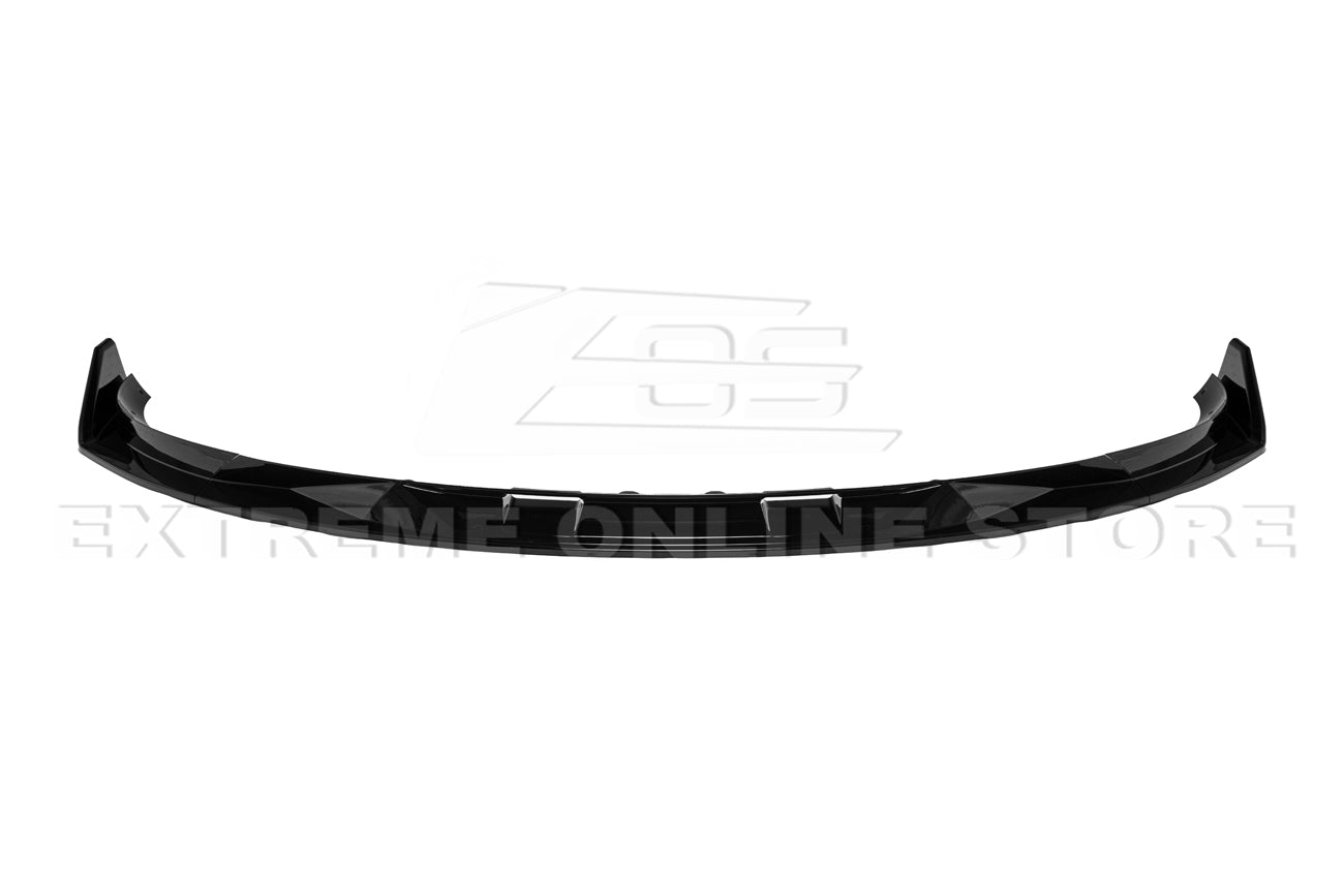 Tesla Model 3 Track Style Gloss Black Front Splitter 2017-2023