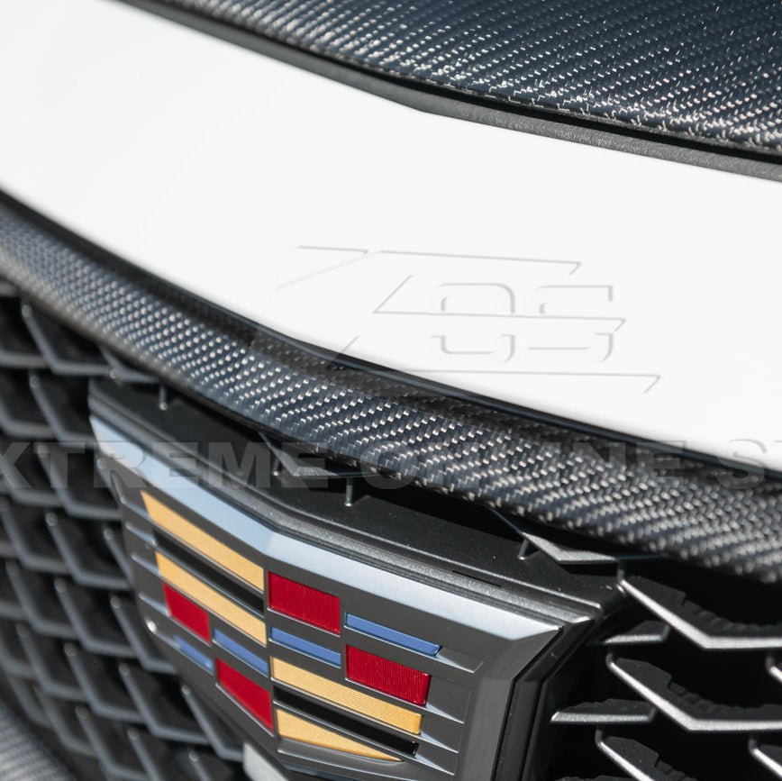 Cadillac CT5-V Blackwing Dry Carbon Fiber Front Upper & Lower Grille Trim 2022-2024
