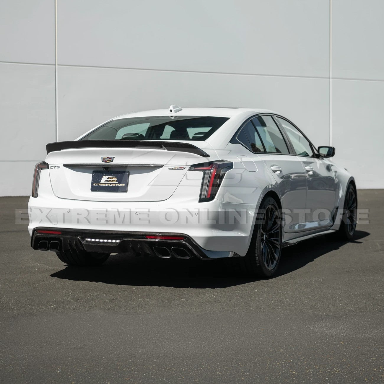 Cadillac CT5 Dry Carbon Fiber Rear Deck Lid Center Applique Trunk Insert 2022-2026