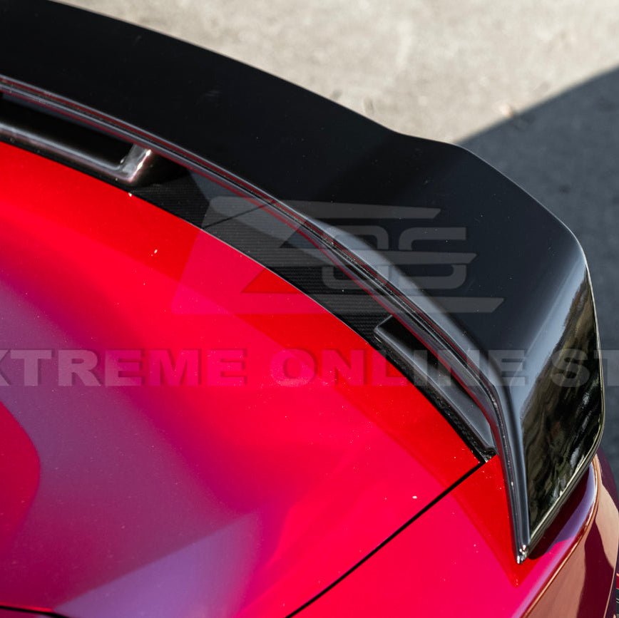 Mustang S650 Dark Horse Style Glossy Black Rear Trunk Lid Wing Spoiler 2024-Up