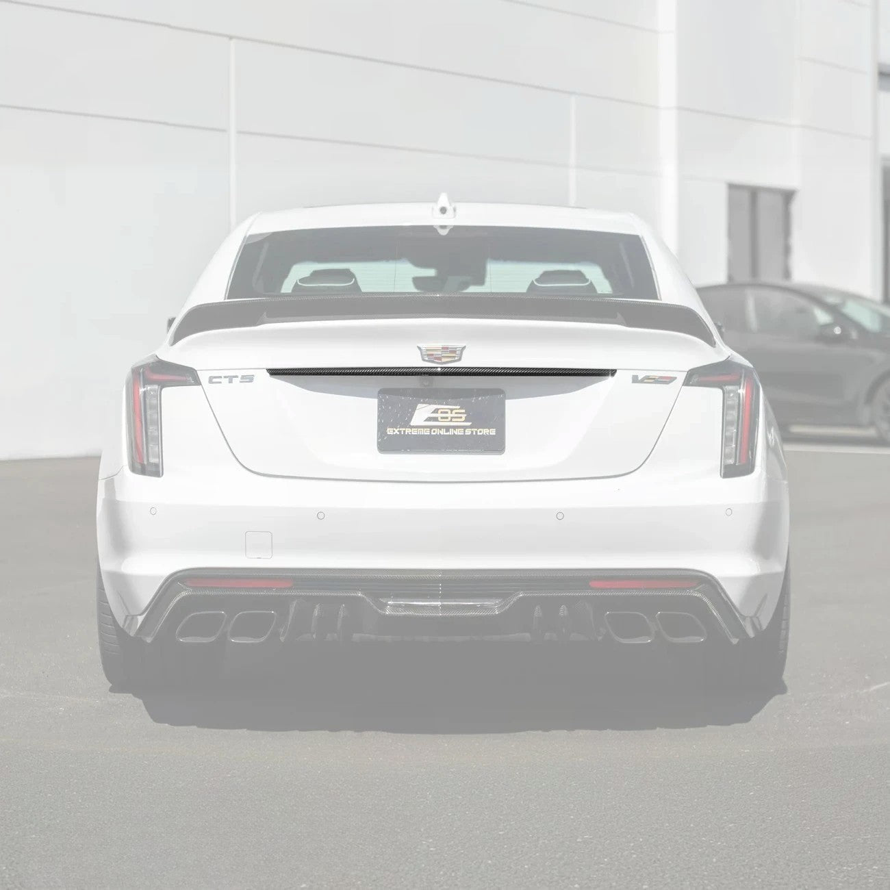 Cadillac CT5 Dry Carbon Fiber Rear Deck Lid Center Applique Trunk Insert 2022-2026