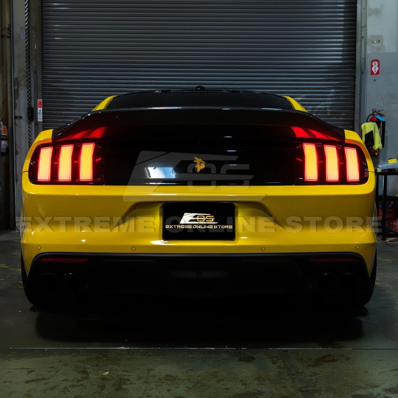 Mustang S550 EURO RGB Sequential LED XB Clear Rear Taillights 2015-2023