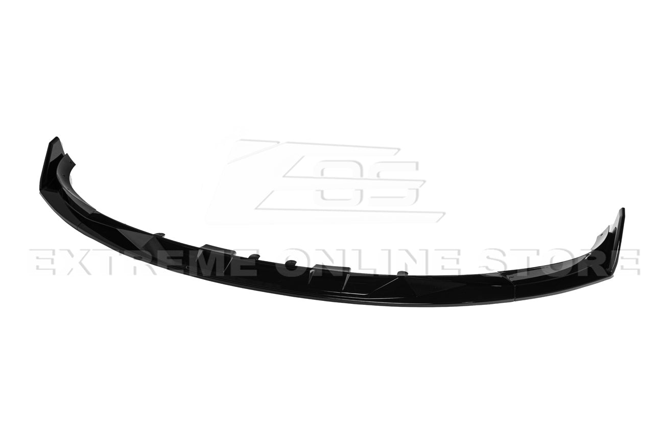 Tesla Model 3 Track Style Gloss Black Front Lip Splitter and Side Skirts Kit 2017-2023