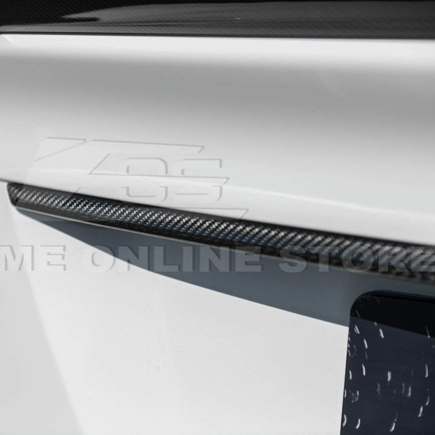 Cadillac CT5 Dry Carbon Fiber Rear Deck Lid Center Applique Trunk Insert 2022-2026