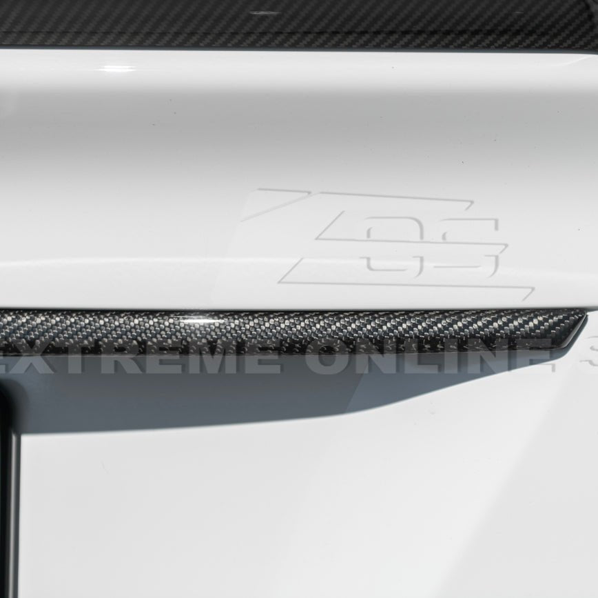 Cadillac CT5 Dry Carbon Fiber Rear Deck Lid Center Applique Trunk Insert 2022-2026