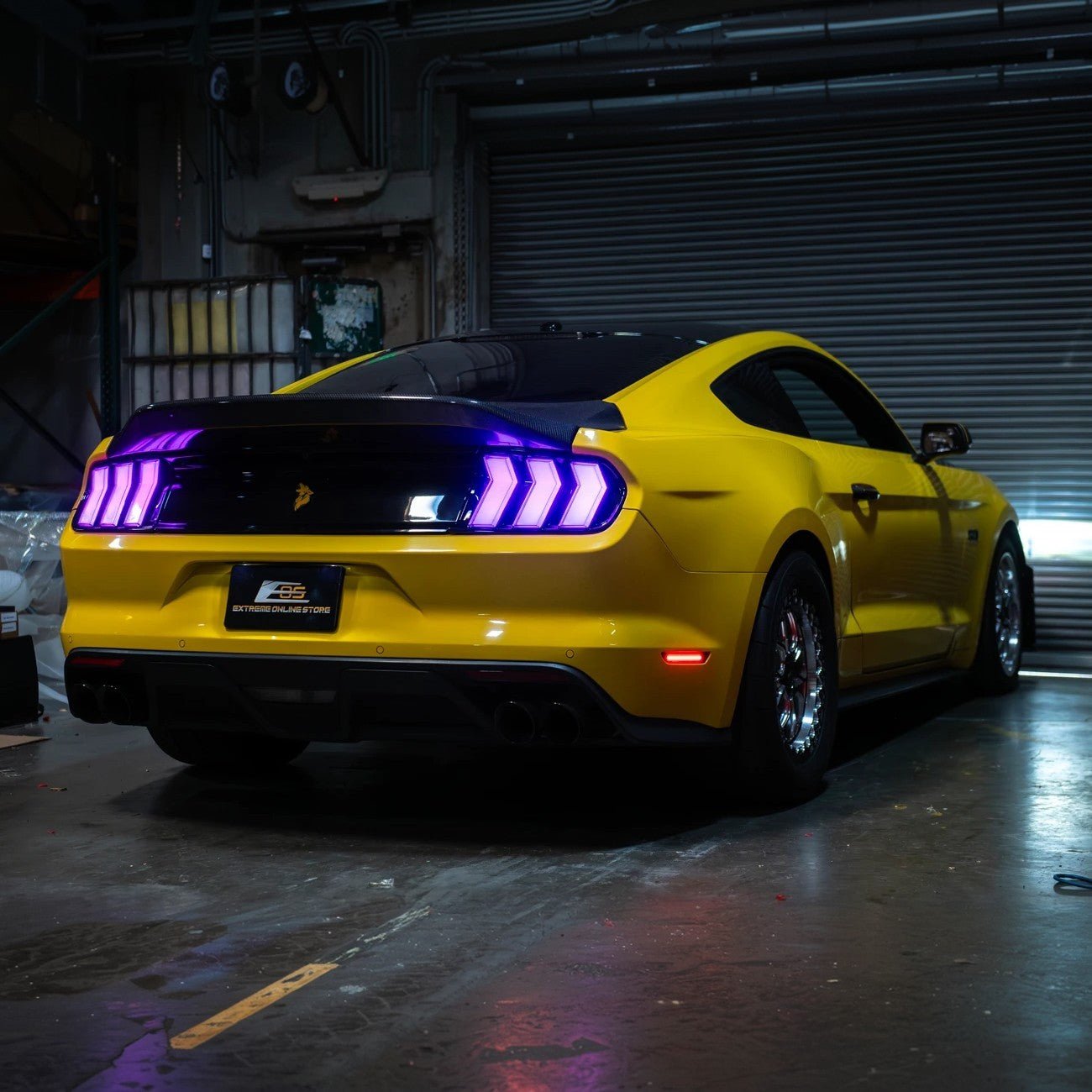Mustang S550 EURO RGB Sequential LED XB Clear Rear Taillights 2015-2023