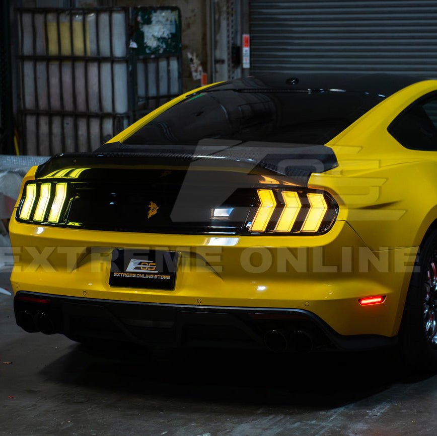 Mustang S550 EURO RGB Sequential LED XB Clear Rear Taillights 2015-2023