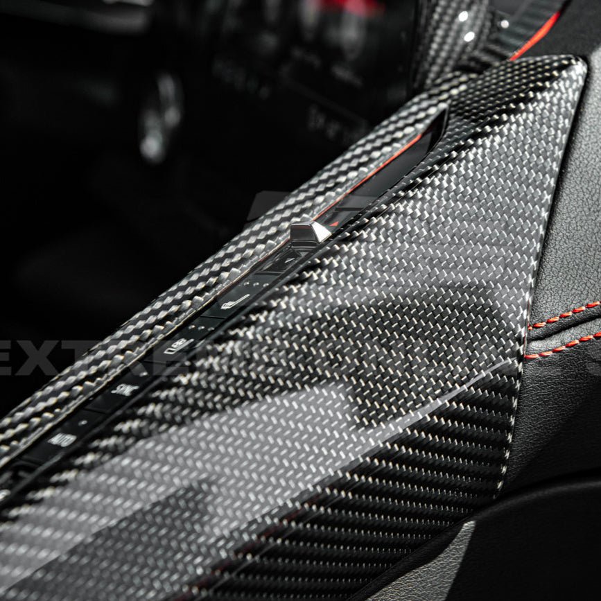 Chevrolet Corvette C8 Dry Carbon Fiber Center Console Armrest Right Trim Panel 2020-Up