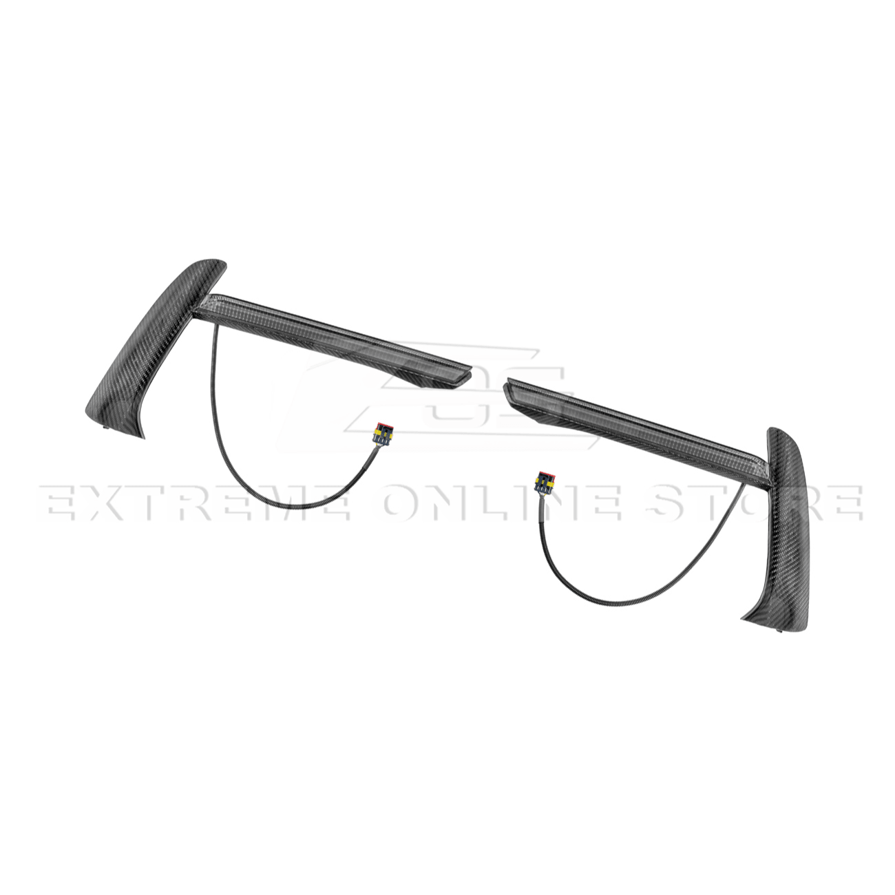 Chevrolet Corvette C8 Sequential LED DRL Light Bar Bezel Insert Carbon Flash Metallic 2020-Up