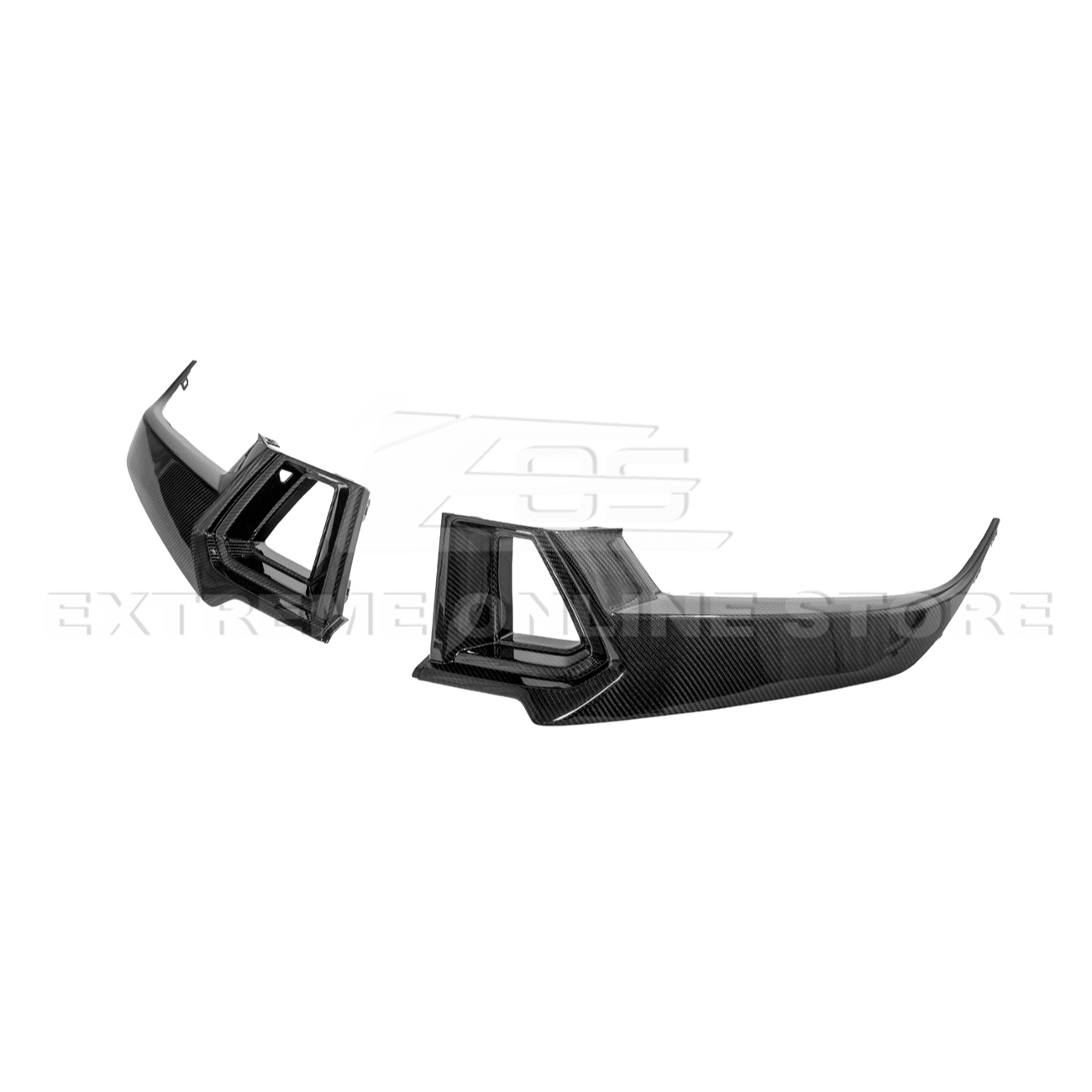 Ford Mustang S650 Dark Horse Dry Carbon Fiber Front Grille Insert Set 2024-Up