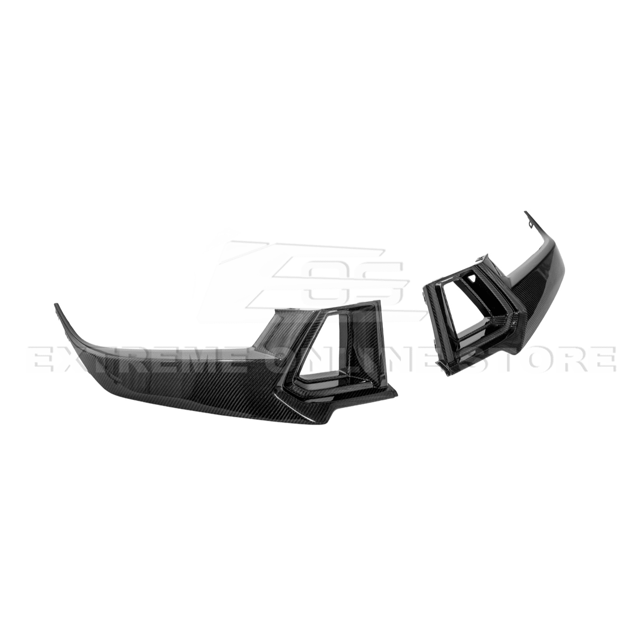 Ford Mustang S650 Dark Horse Dry Carbon Fiber Front Grille Insert Set 2024-Up