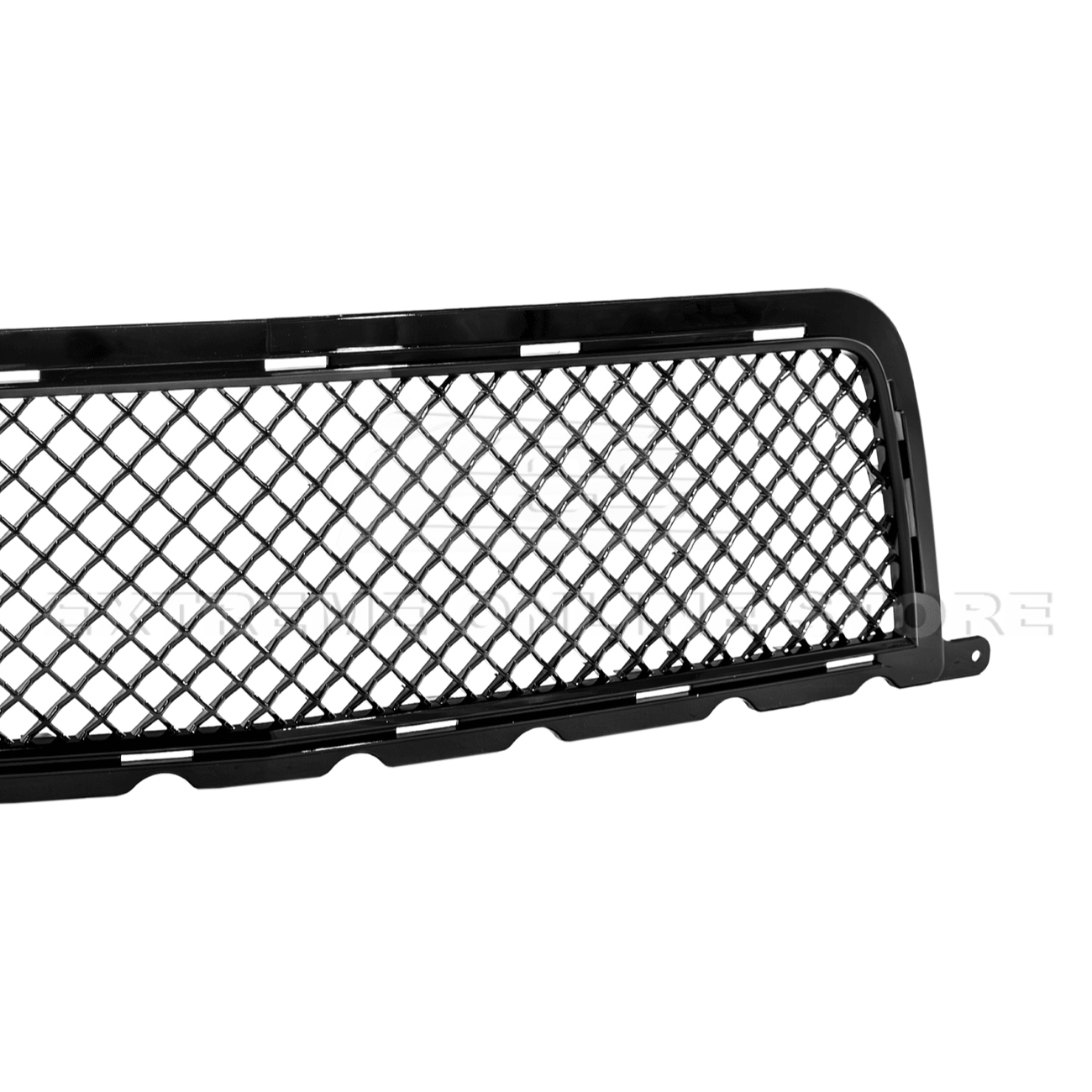 Cadillac CTS-V Diamond Mesh Badgeless Front Upper Lower Grille Set Matte Black 2009-2015