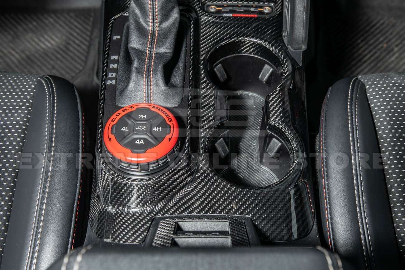 Ford Bronco Factory Style Carbon Fiber Center Gear Shift Panel Trim Cover 2021-Up