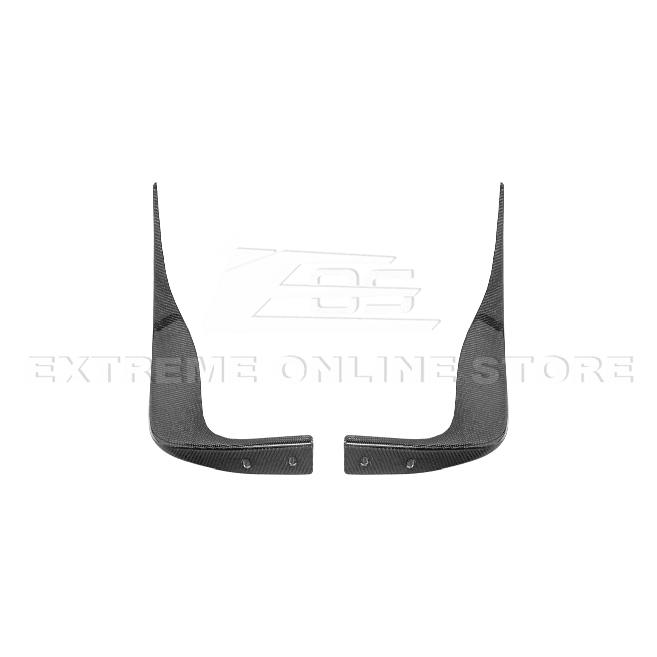 Corvette C6 Z06 ZR1 Dry Carbon Fiber Splash Guard Mud Flaps 2005-2013