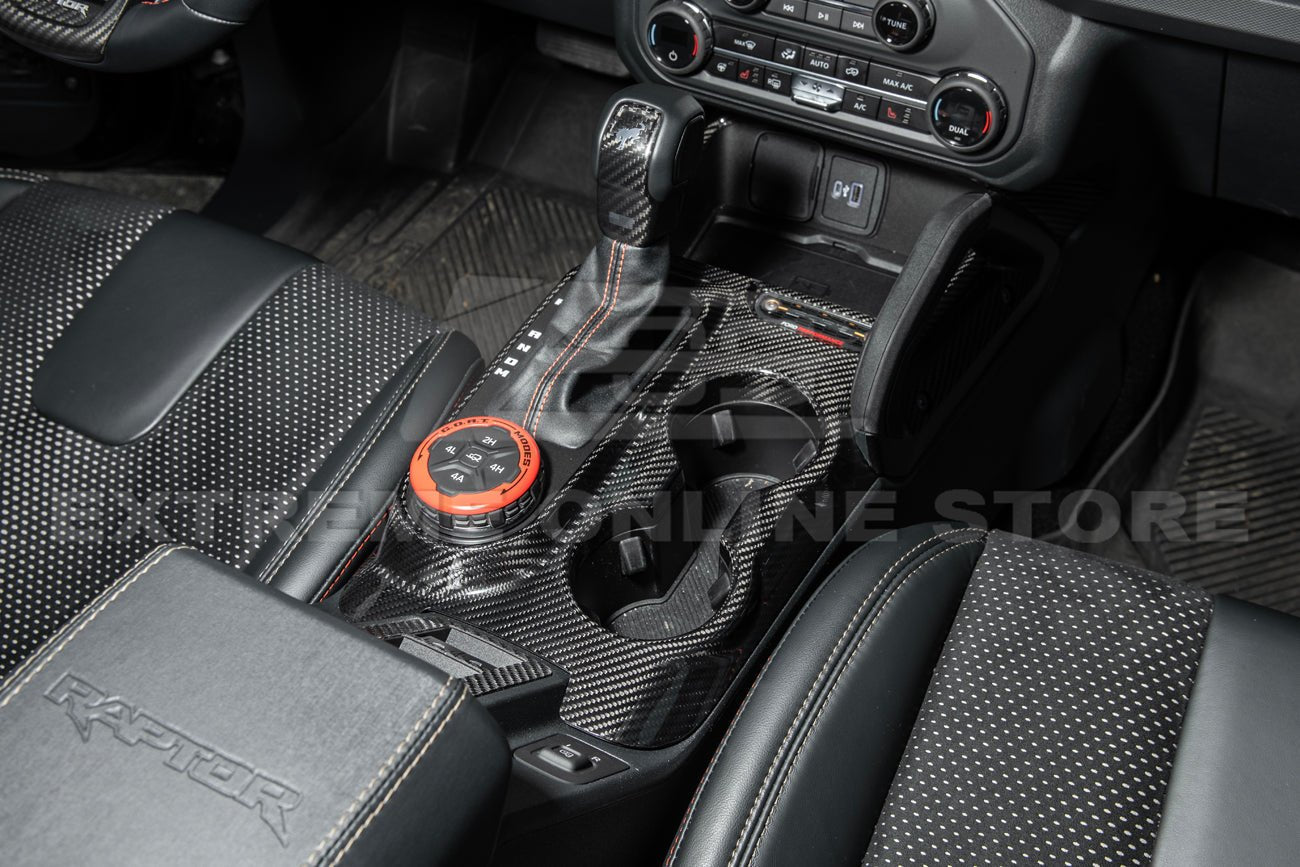 Ford Bronco Factory Style Carbon Fiber Center Gear Shift Panel Trim Cover 2021-Up