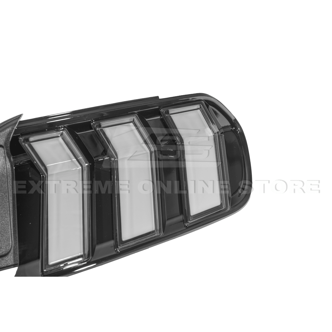 Mustang S550 EURO RGB Sequential LED XB Clear Rear Taillights 2015-2023