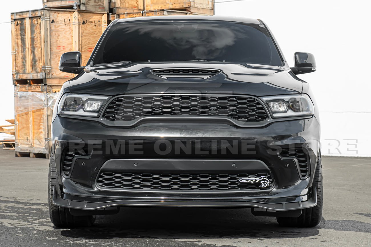 Dodge Durango SRT Hellcat Matte Black Front Splitter 2021-Up