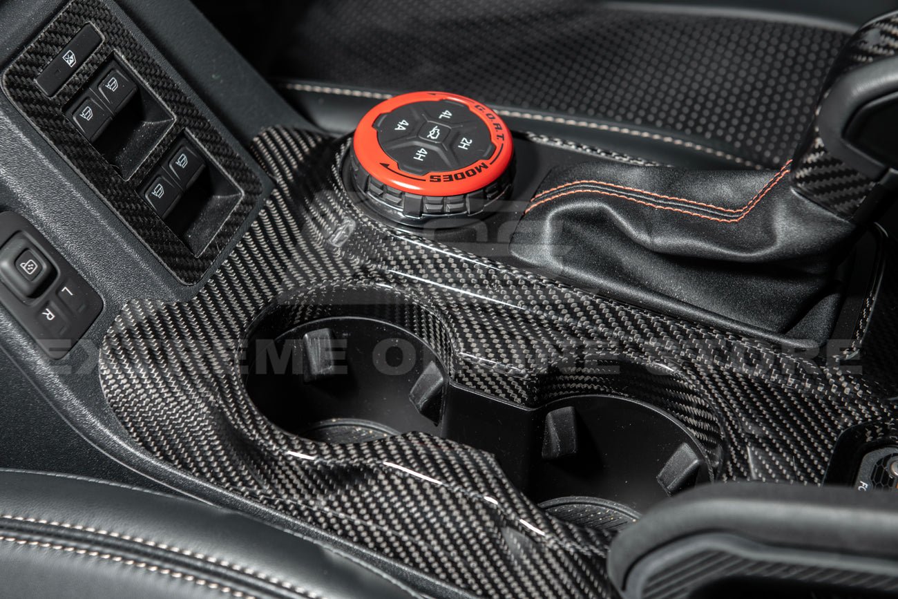 Ford Bronco Factory Style Carbon Fiber Center Gear Shift Panel Trim Cover 2021-Up