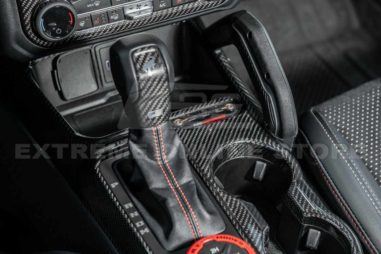 Ford Bronco Factory Style Carbon Fiber Center Gear Shift Panel Trim Cover 2021-Up