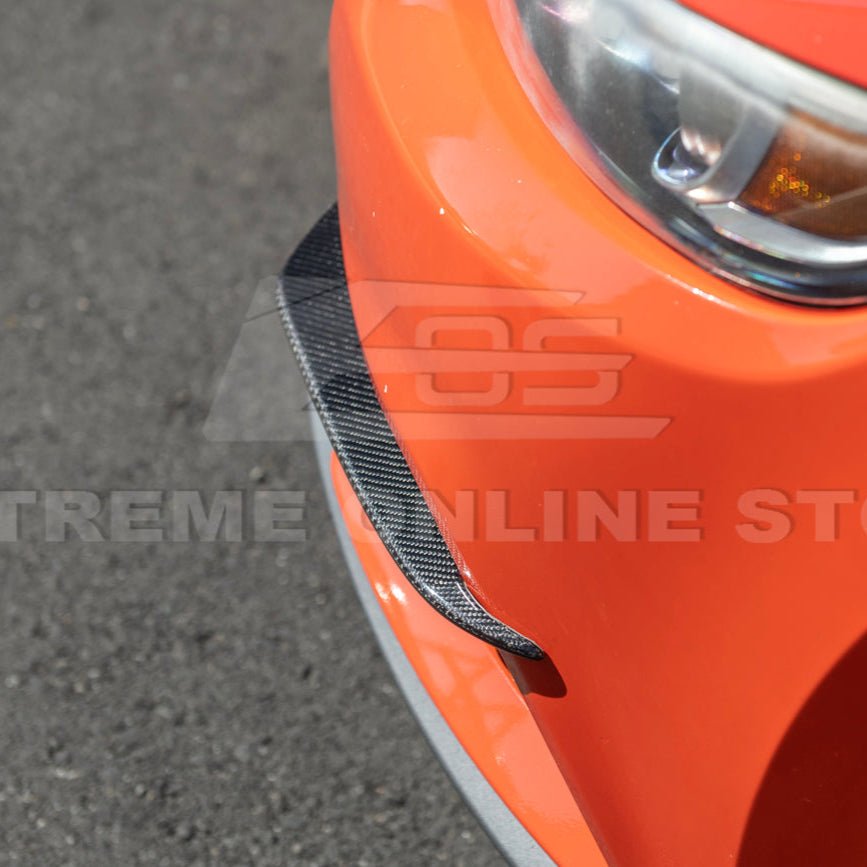Ford Mustang S550 Dry Carbon Fiber Fog Light Eyebrow Trim Pair 2015-2017
