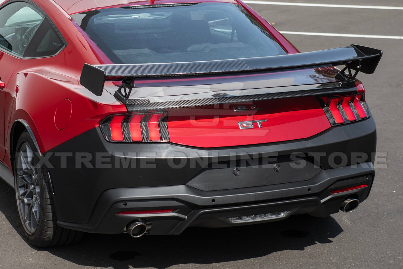 Ford Mustang S650 Style Primed Black Rear Bumper Cover 2024-Up