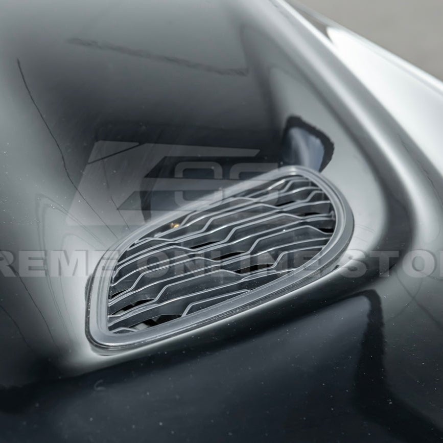 Dodge Durango WD SRT Hellcat Style Primed Black Front Air Vented Hood 2011-Up