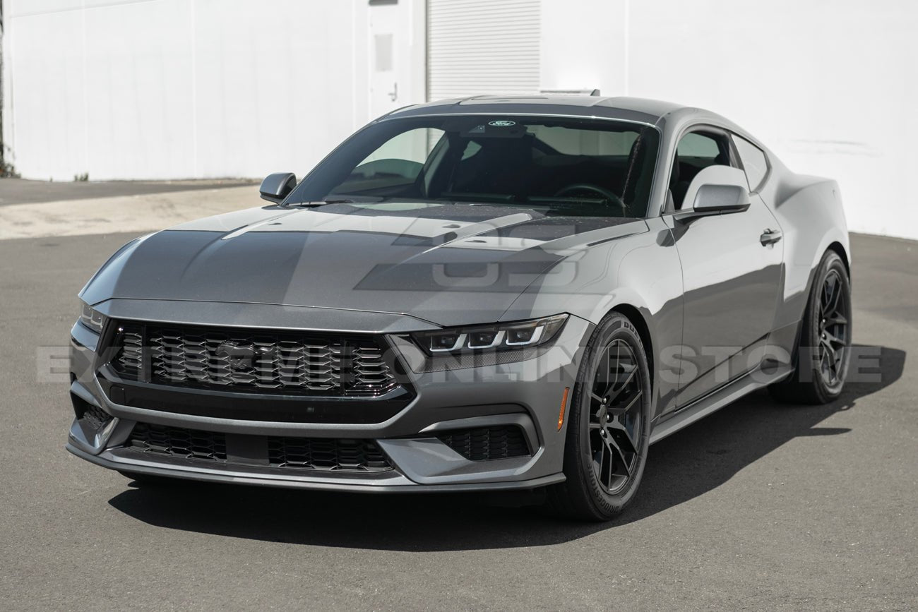Ford Mustang S650 Dark Horse Style Gloss Black Front Upper Grille Insert 2024-Up