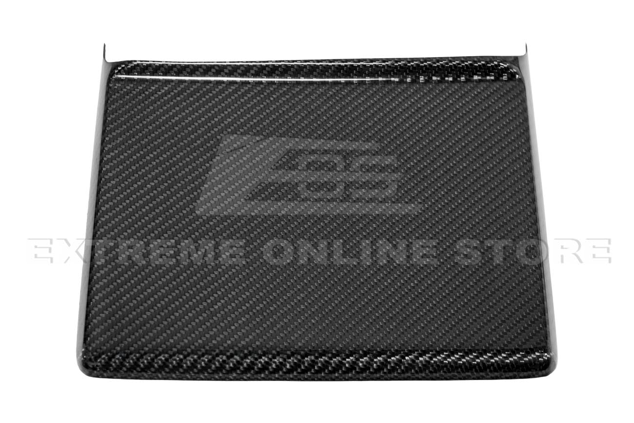 Ford Mustang Mach-E Factory Style Dry Carbon Fiber Navigation Monitor Cover 2021-Up