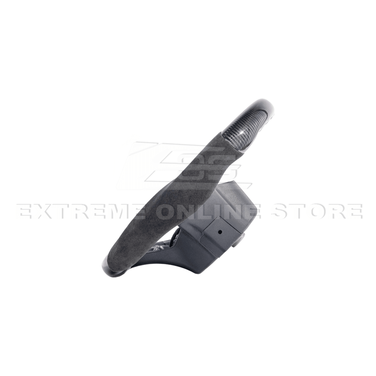Ford F-150 Carbon Fiber Steering Wheel Alcantara Red Stripe 2021-Up