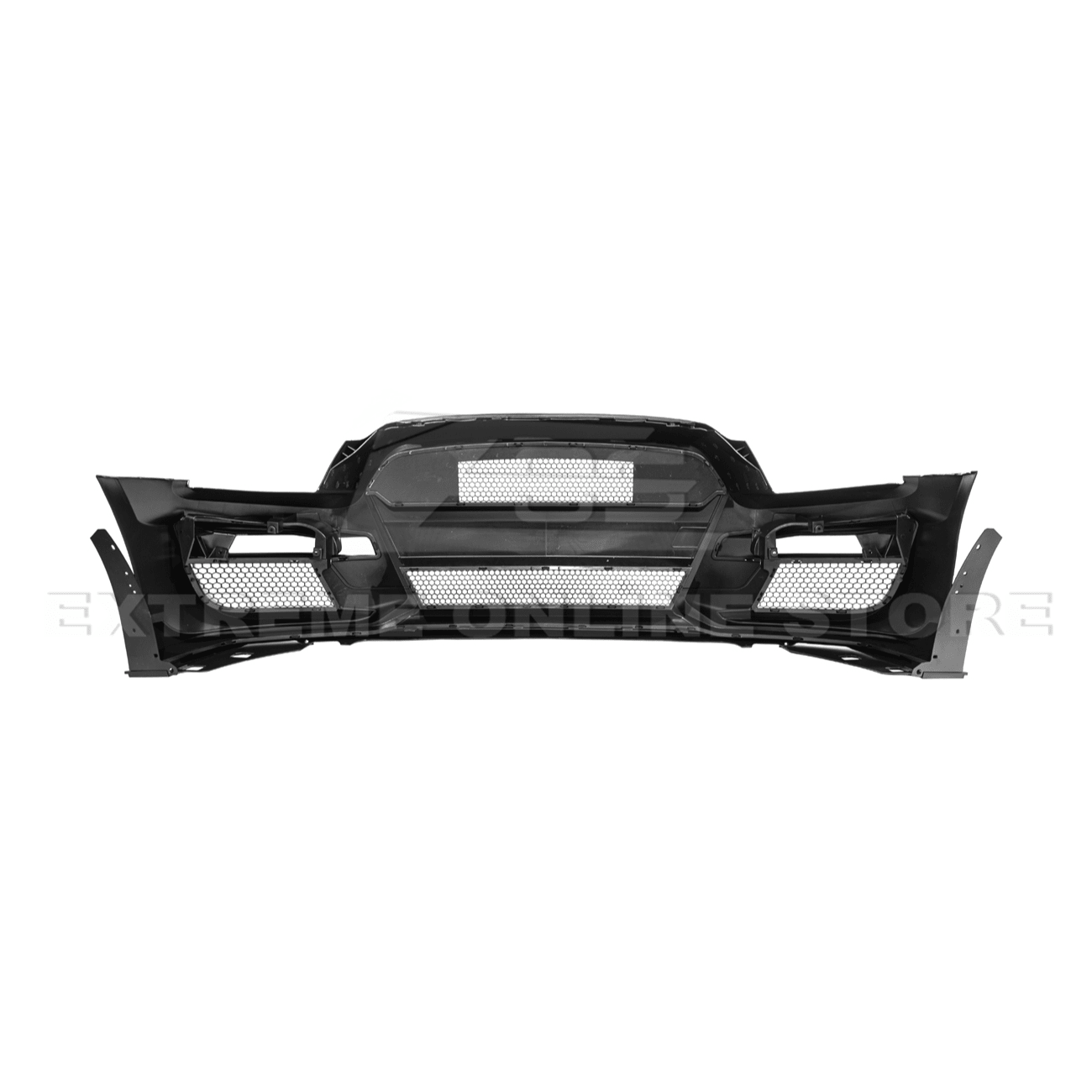 Ford Mustang S197 S550 GT500 Style Primed Black Front Bumper 2010-2014