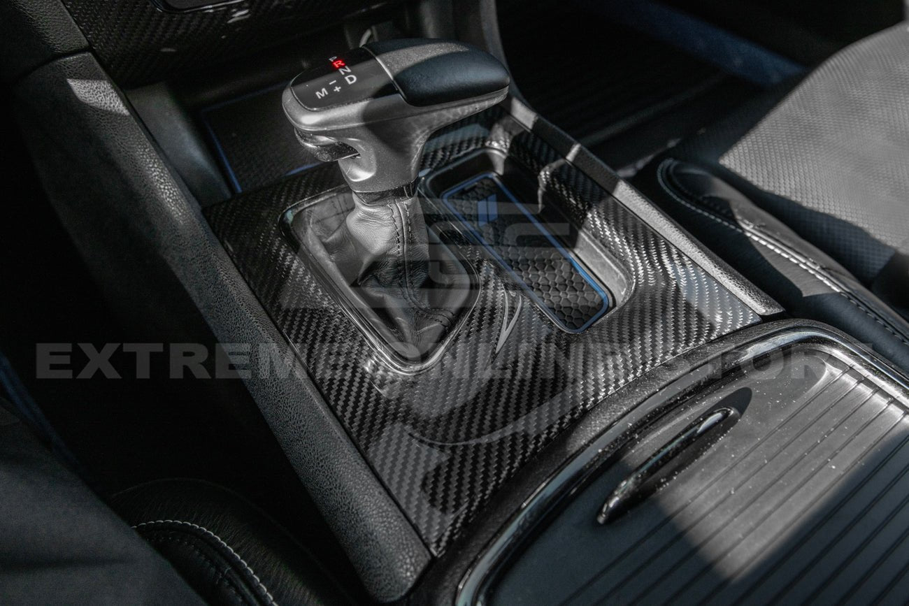 Dodge Charger Factory Style Carbon Fiber Gear Shift Cover 2015-2023