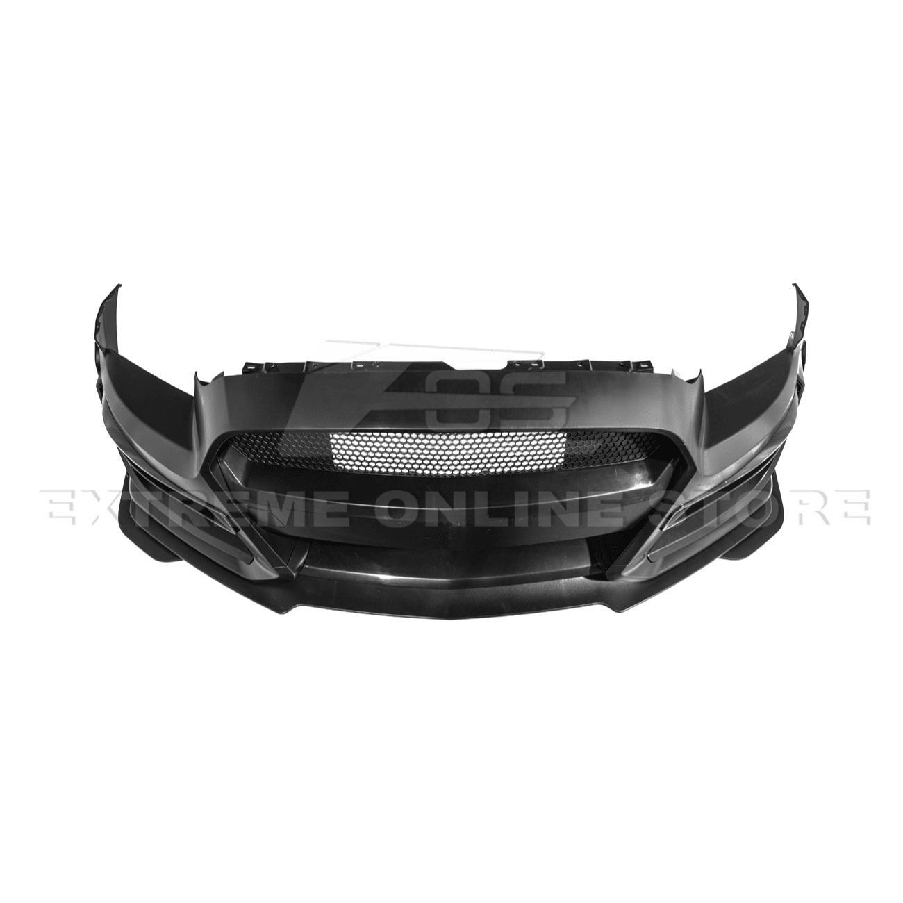 Ford Mustang S197 S550 GT500 Style Primed Black Front Bumper 2010-2014