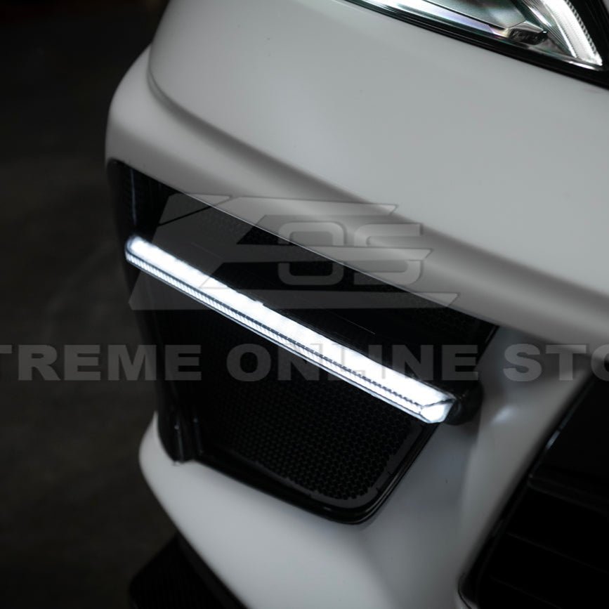Chevrolet Corvette C8 Sequential LED DRL Light Bar Bezel Insert Carbon Flash Metallic 2020-Up