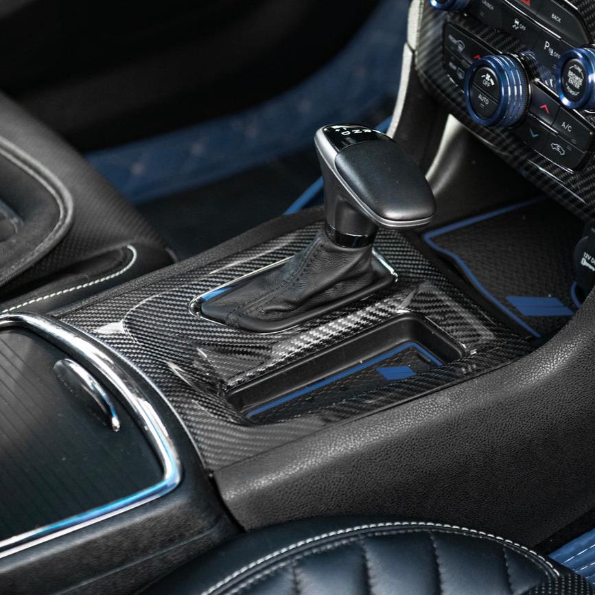Dodge Charger Factory Style Carbon Fiber Gear Shift Cover 2015-2023