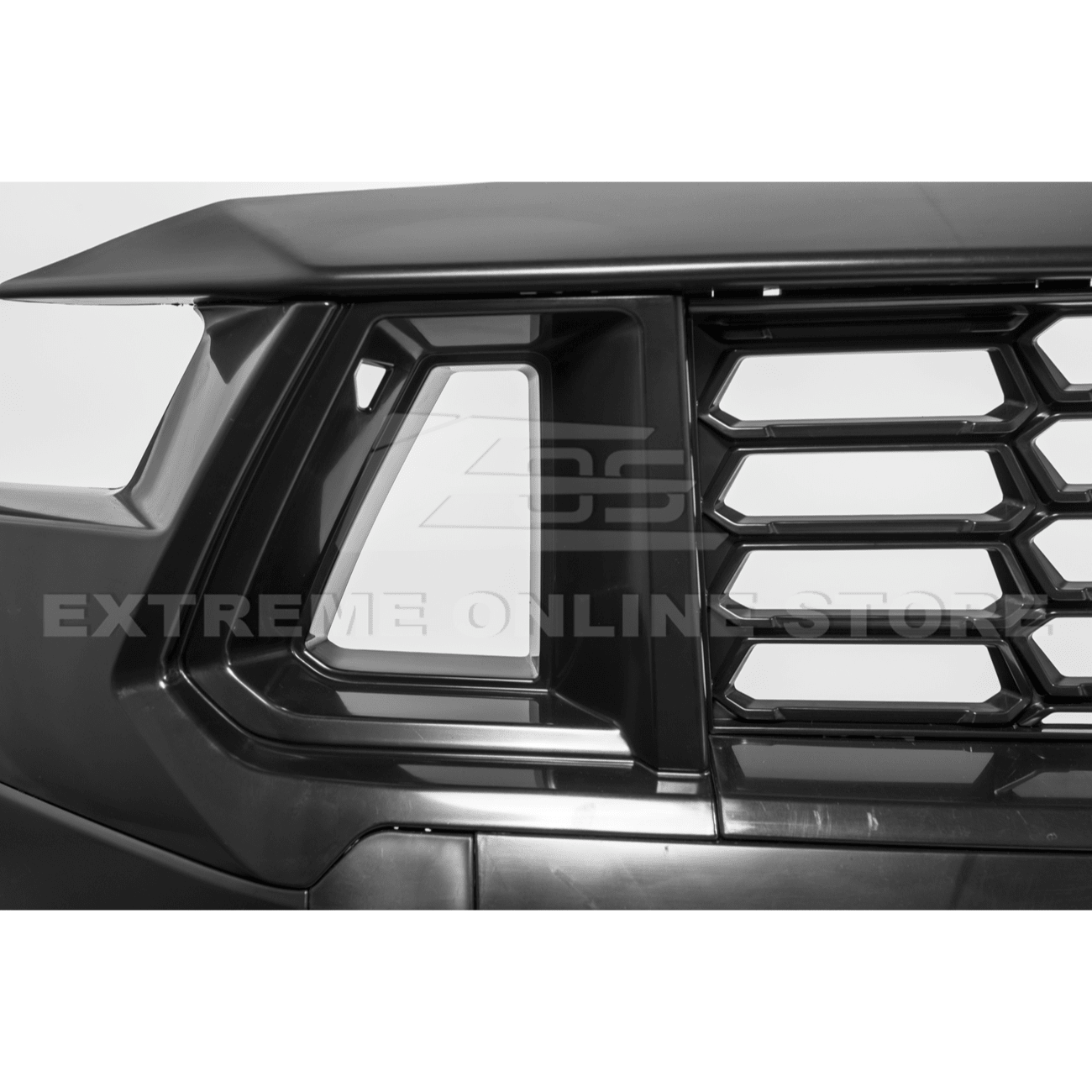Ford Mustang S650 Dark Horse Style Primed Black Front Bumper Conversion Kit 2024-Up
