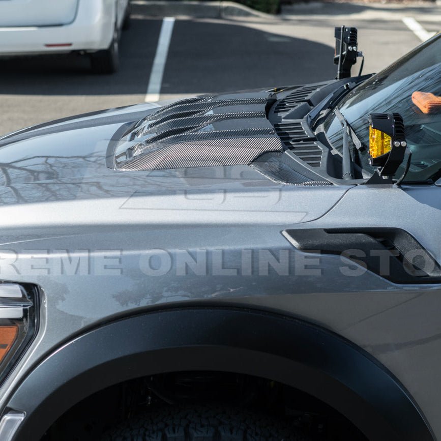 Ford F-150 Raptor Gen 3 Carbon Fiber Hood Cover 2021-Up