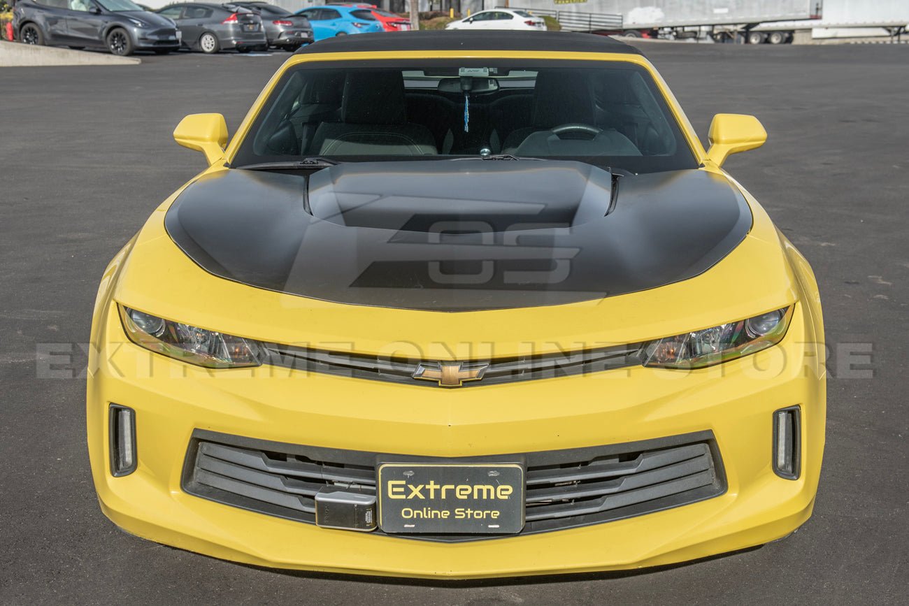 Chevrolet Camaro 6th Gen ZL1 Style Carbon Fiber Front Hood Cover 2016-Up