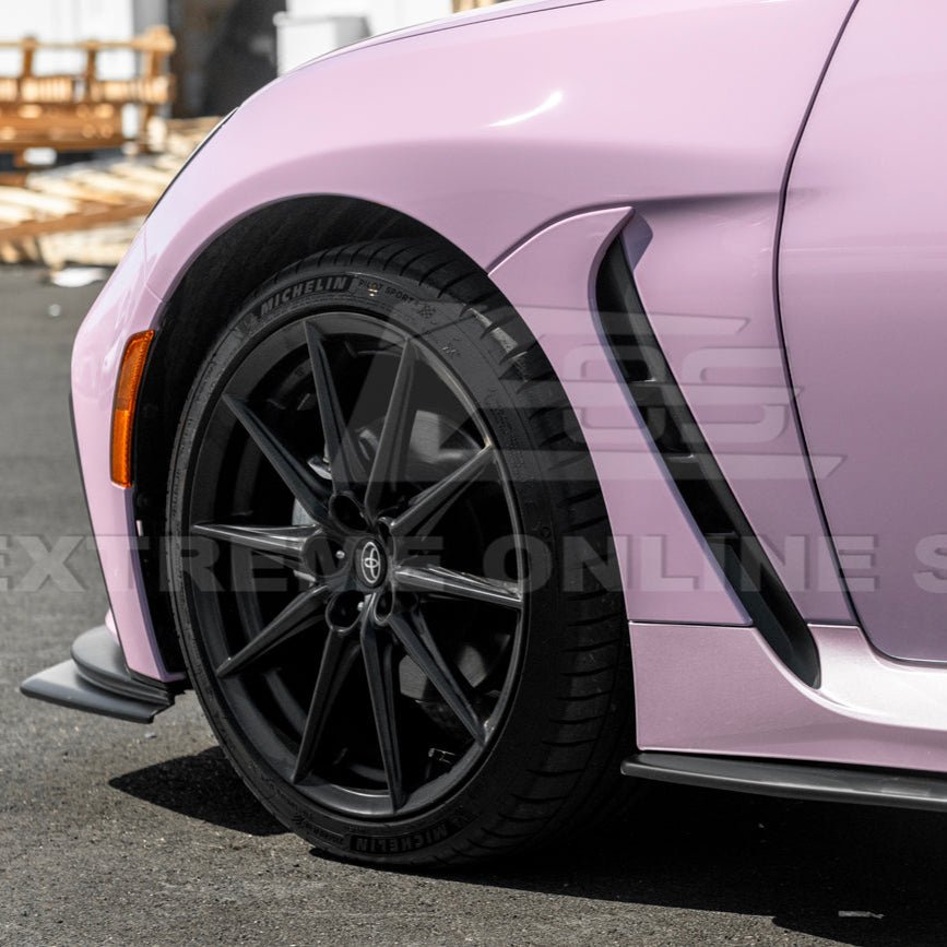 Toyota GR86 AS Style Matte Black Front Splitter and Side Skirt Kit 2022-Up