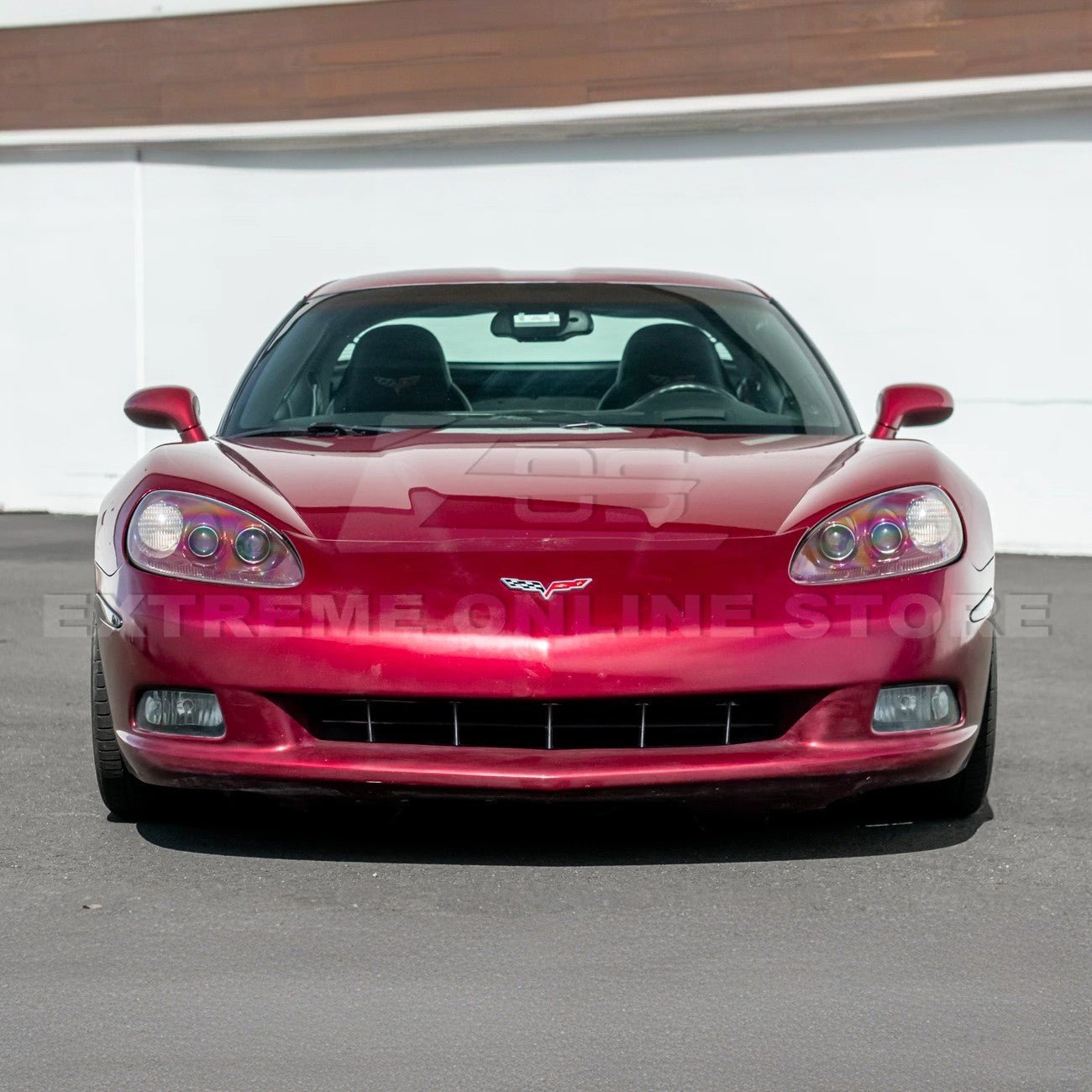 Chevrolet Corvette C6 OEM Style Clear Lens Painted Housing HID Headlights 2005-2013