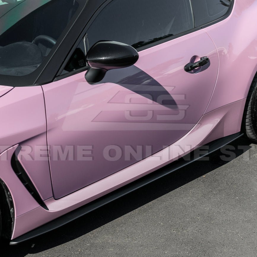 Toyota GR86 AS Style Matte Black Front Splitter and Side Skirt Kit 2022-Up