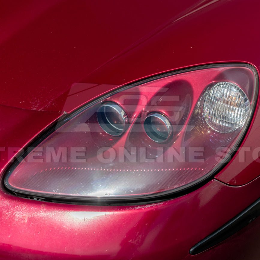 Chevrolet Corvette C6 OEM Style Clear Lens Painted Housing HID Headlights 2005-2013